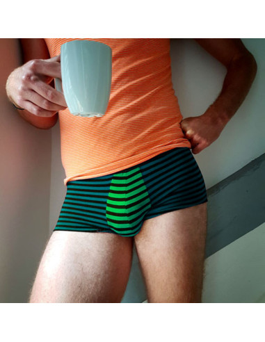 Patrón de bóxer y camiseta sin mangas para hombre L'Audacieux - Les BG