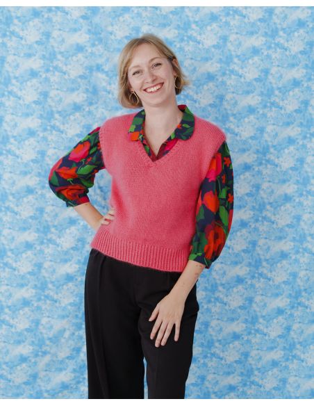 Patron de tricot - Slipover Gaby - Lise Tailor