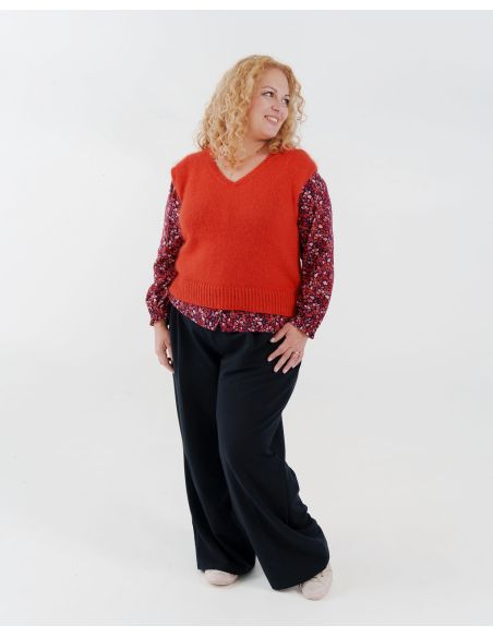 Patron de tricot - Slipover Gaby - Lise Tailor