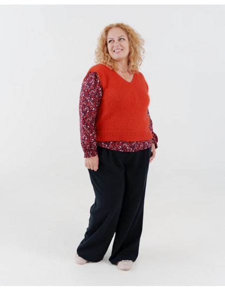 Patron de tricot - Slipover Gaby - Lise Tailor