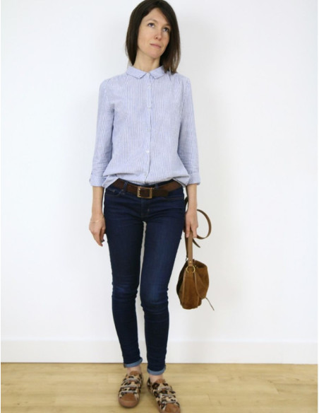 Patrón de camisa o vestido Azur - Atelier Scämmit