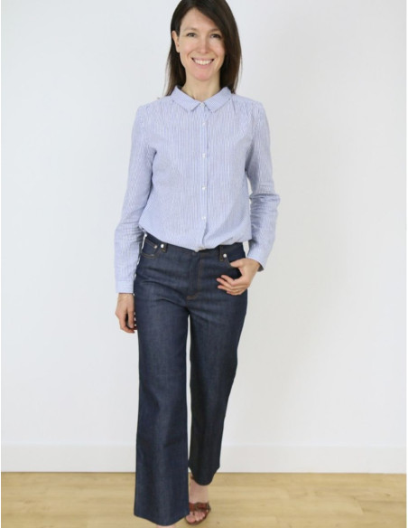 Patrón de camisa o vestido Azur - Atelier Scämmit
