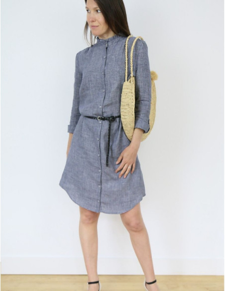 Patrón de camisa o vestido Azur - Atelier Scämmit