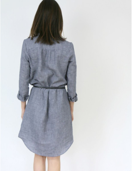 Patrón de camisa o vestido Azur - Atelier Scämmit