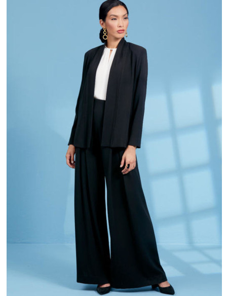 Patrón de chaqueta, blusa y pantalón - Vogue 1620
