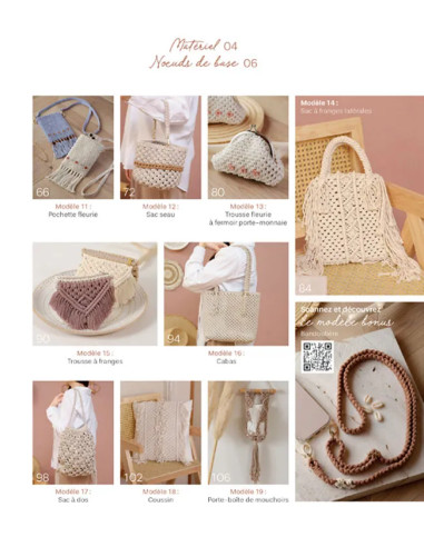 Livre sacs & accessoires en macramé