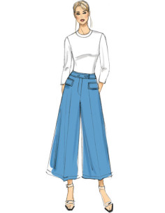 Patrón de pantalón - Vogue 9361