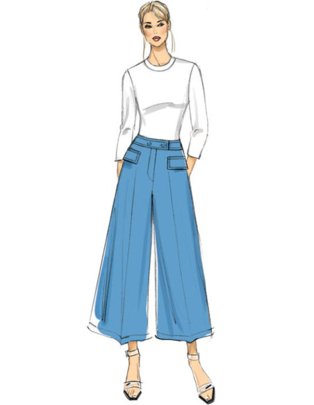 Patrón de pantalón - Vogue 9361