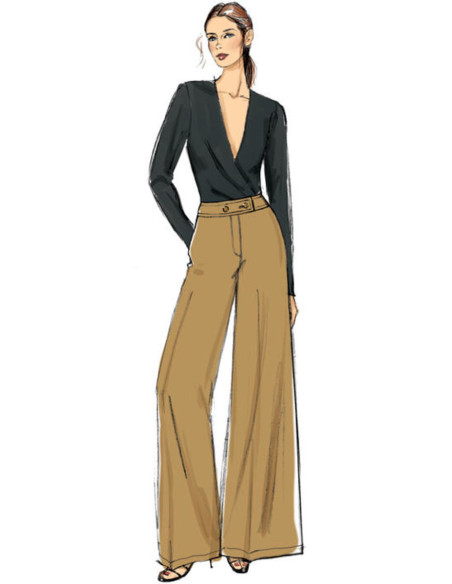 Patrón de pantalón - Vogue 9361
