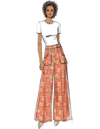 Patrón de pantalón - Vogue 9361