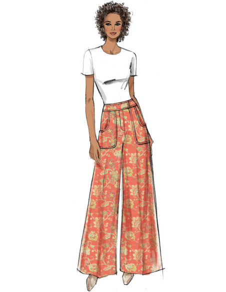 Patrón de pantalón - Vogue 9361