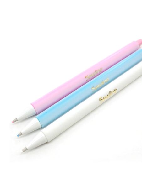 Lot de 3 crayons à craie couleur mixte pour tissu