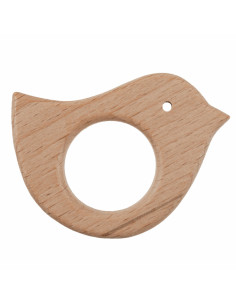 Anillo de dentición de madera - Pájaro