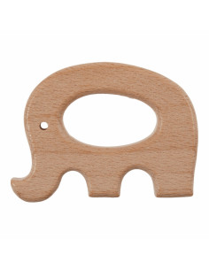 Anillo de dentición de madera - Elefante