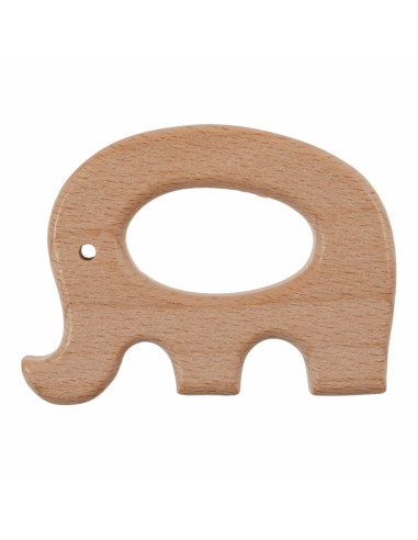 Anillo de dentición de madera - Elefante