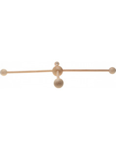 Móvil de madera para bebé - 4 ramas 2