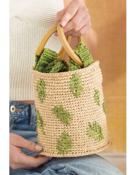 Anses en bois demi cercle pour sac à main - Teck