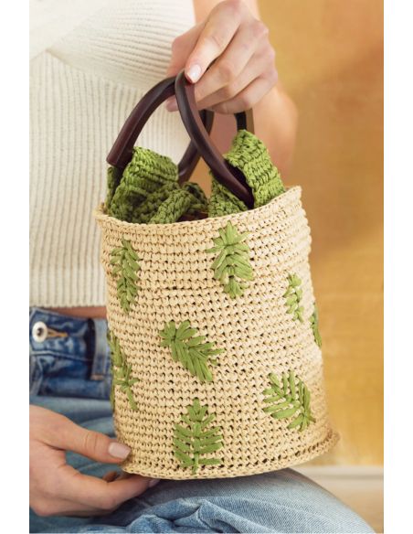 Anses en bois demi cercle pour sac à main - Marron foncé