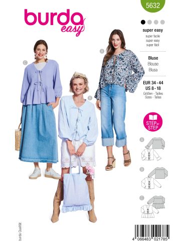 Patron de chemisier - Burda 5632
