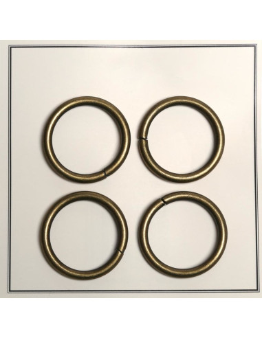 Anillos rotos para bolsas 28 mm - Bronce