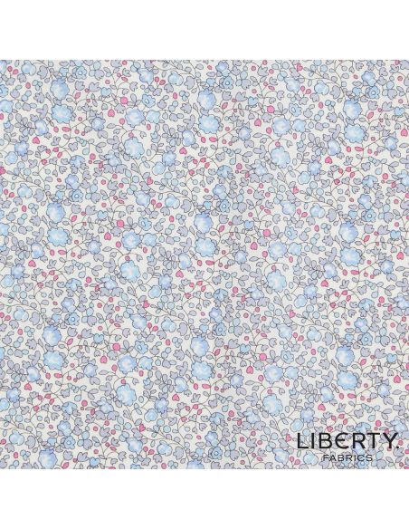 Tissu Liberty - Éloise bleu ciel