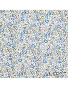 Tissu Liberty - Éloise bleu denim