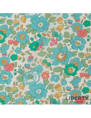 Tissu Liberty - Betsy vert menthe