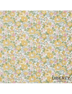 Tissu Liberty - Betsy Ann jaune soleil