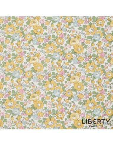 Tissu Liberty - Betsy Ann jaune soleil