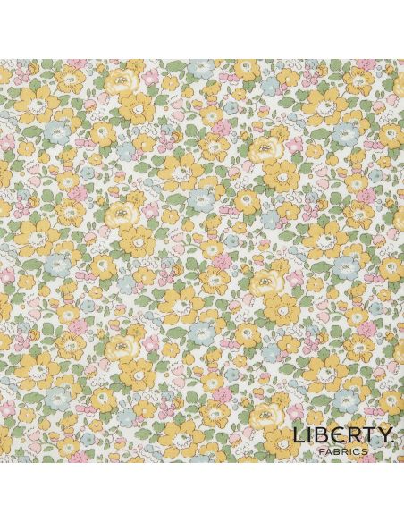 Tissu Liberty - Betsy Ann jaune soleil