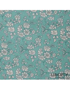 Tissu Liberty - Capel bleu turquoise