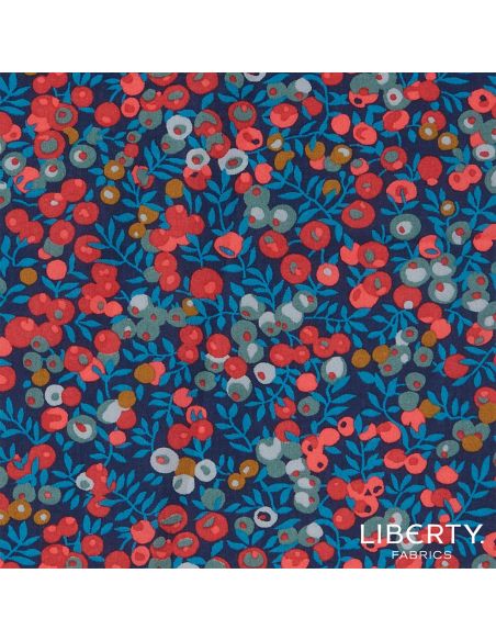 Tissu Liberty - Wiltshire bleu nuit