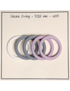 Anillos de silicona para sujetar chupetes
