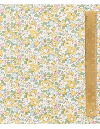 Tissu Liberty - Betsy Ann jaune soleil