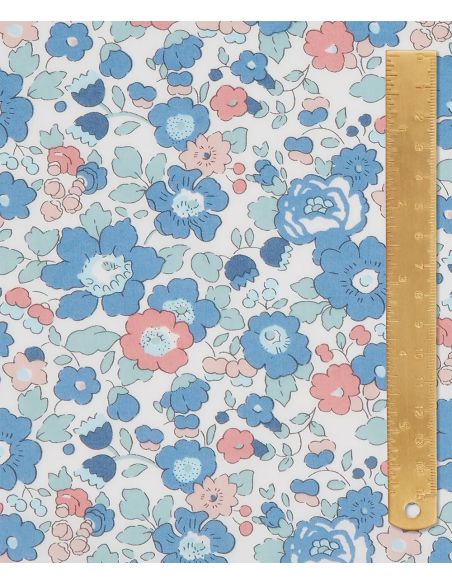 Tissu Liberty - Betsy bleu layette