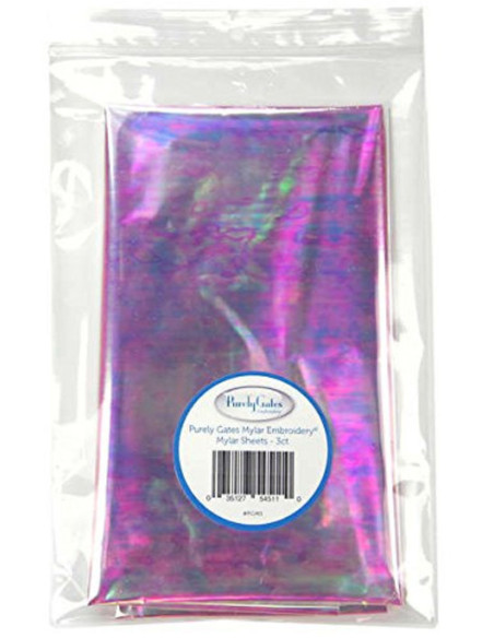 Hojas de mylar opalescentes