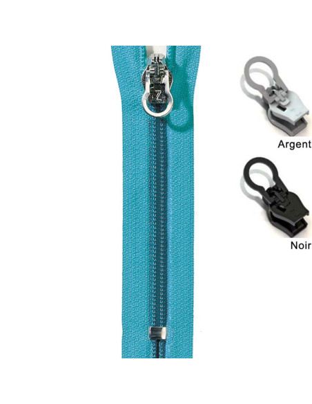 Cursor de reemplazo con clip ZlideOn 8C para cierre con dientes en espiral de nylon.