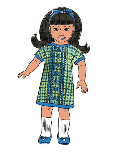 Patrón de ropa para muñeca de 46 cm - Butterick 6645