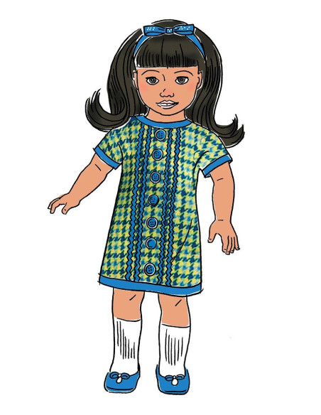 Patrón de ropa para muñeca de 46 cm - Butterick 6645