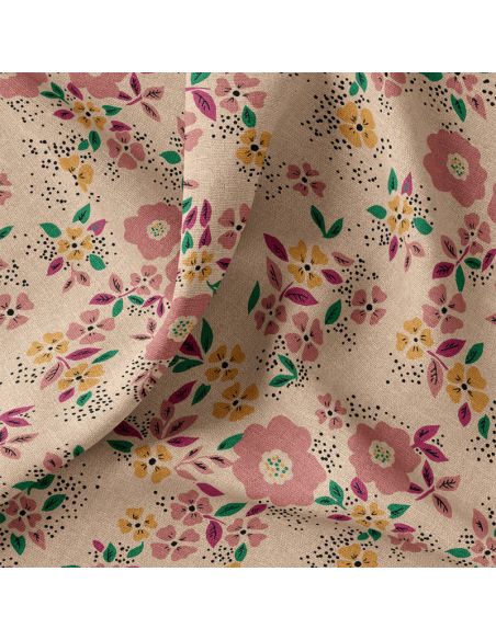 Toile de coton canvas demi-natté - Shiri