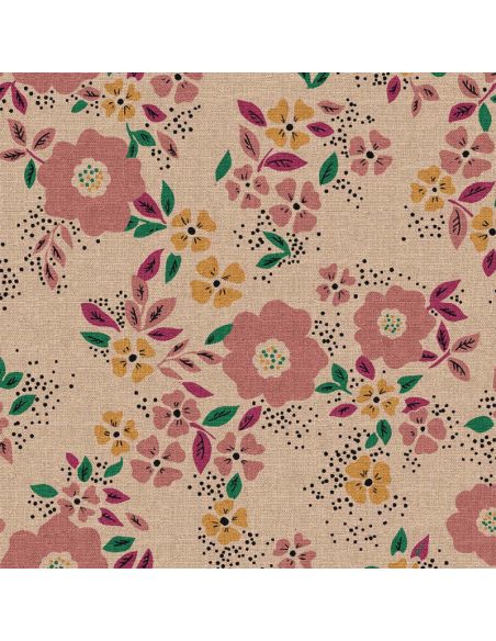 Toile de coton canvas demi-natté - Shiri