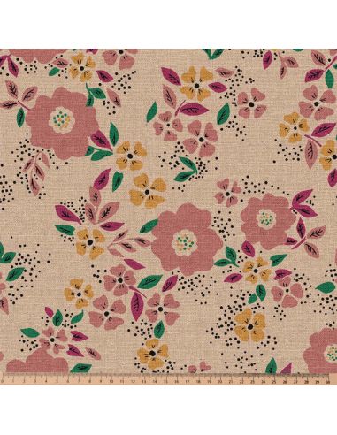 Toile de coton canvas demi-natté - Shiri