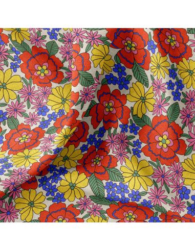 Toile de coton canvas demi-natté - Shiri
