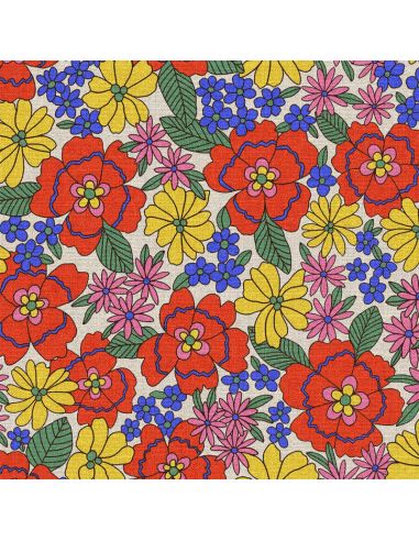 Toile de coton canvas demi-natté - Shiri