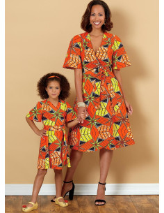 Patrón de vestido y cinturón - Butterick 6654