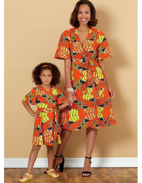 Patrón de vestido y cinturón - Butterick 6654