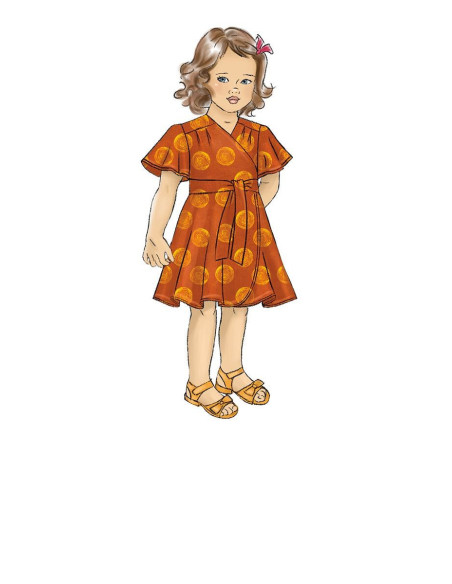 Patrón de vestido y cinturón - Butterick 6654