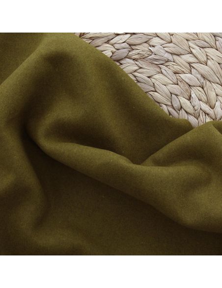 Tissu drap de laine pour manteau - Beige