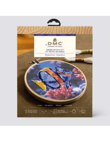 Kit broderie point de croix - Poisson