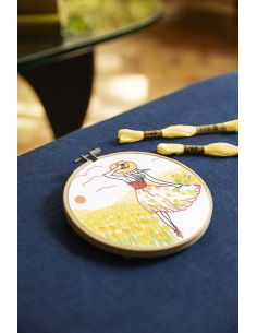 Kit broderie - Tulipes romantiques